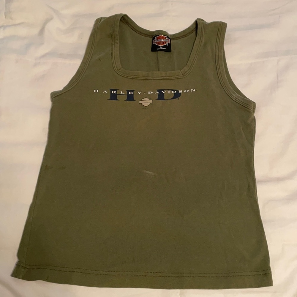 Vintage Harley Davidson Tank